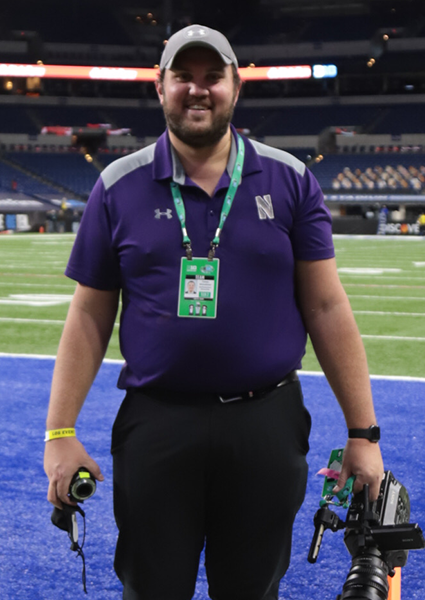 Photo of Casey Woodman at Big Ten Championship Game